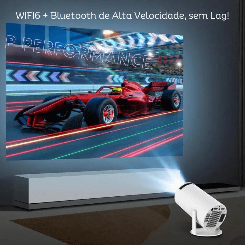 Projetor Smart Home Cinema 4K Buzz | Android com WIFI - Envio Imediato