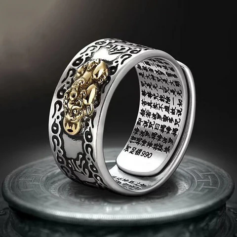 Anel Pixiu Feng Shui